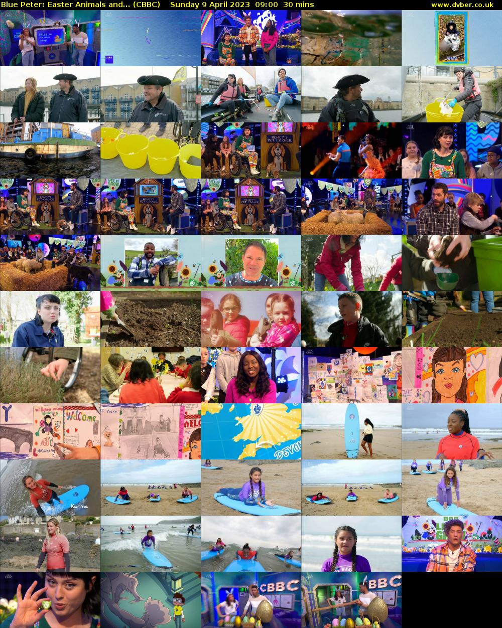 Blue Peter: Easter Animals and... (CBBC) Sunday 9 April 2023 09:00 - 09:30