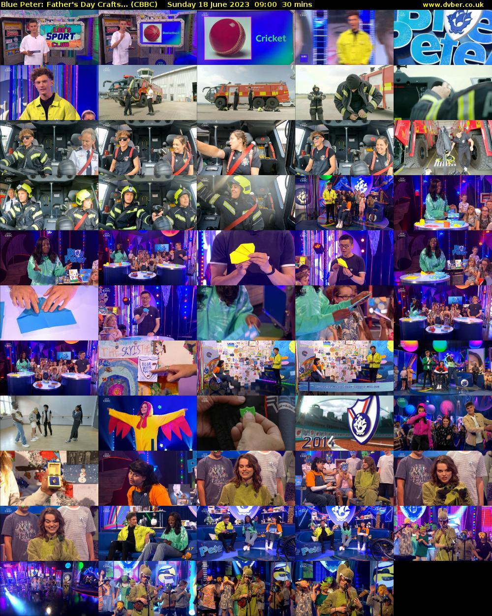 Blue Peter: Father's Day Crafts... (CBBC) Sunday 18 June 2023 09:00 - 09:30