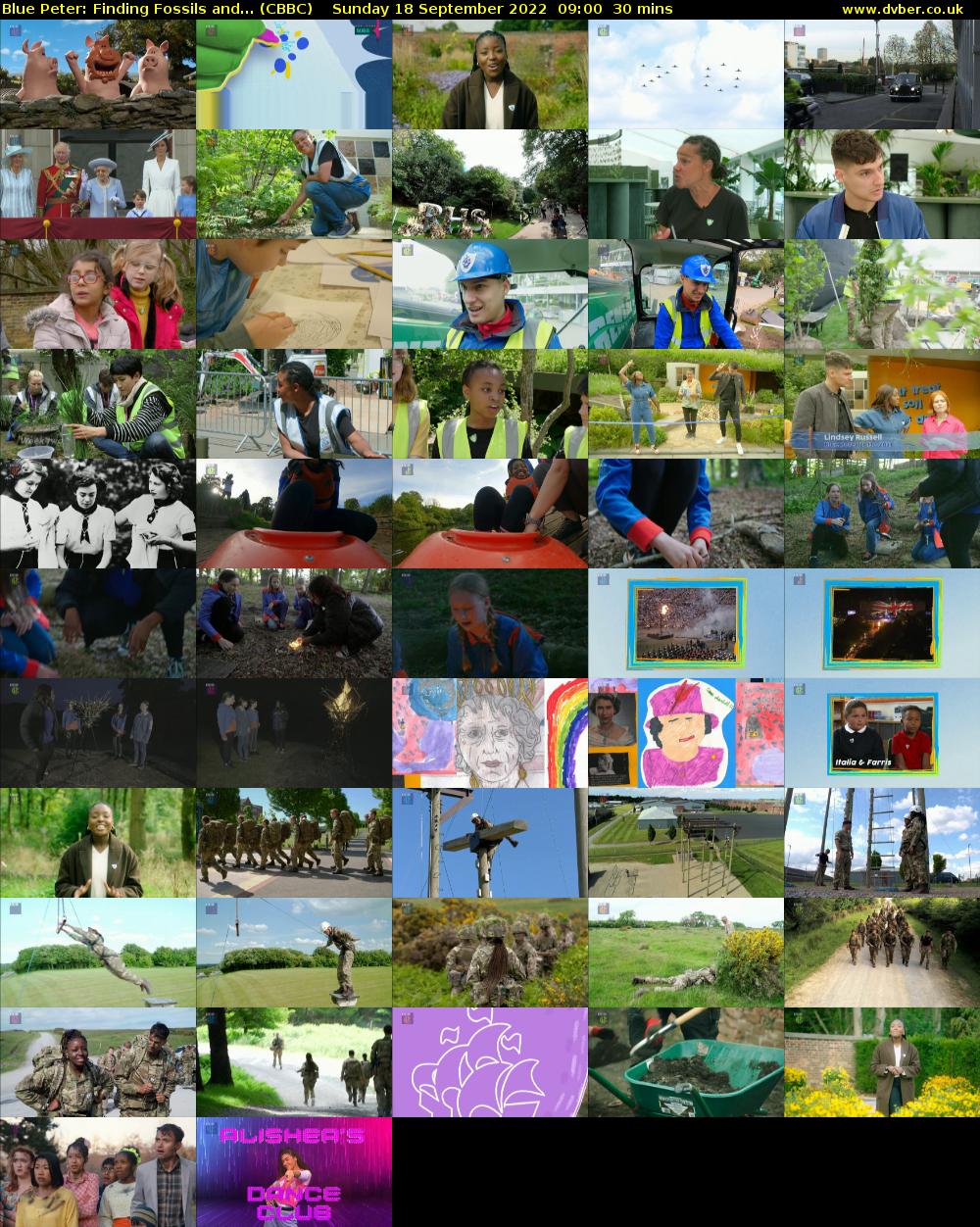 Blue Peter: Finding Fossils and... (CBBC) Sunday 18 September 2022 09:00 - 09:30