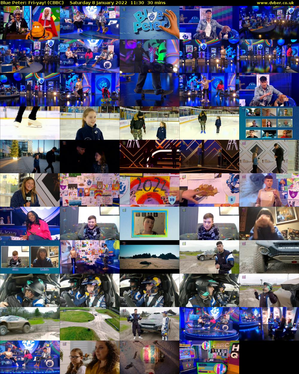 Blue Peter: Fri-yay! (CBBC) Saturday 8 January 2022 11:30 - 12:00