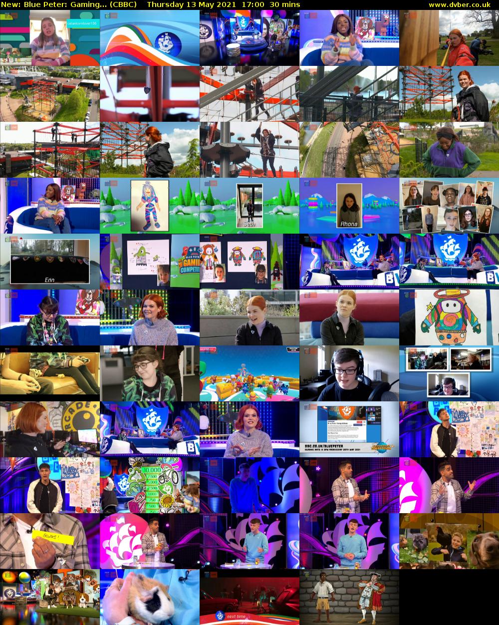 Blue Peter: Gaming... (CBBC) Thursday 13 May 2021 17:00 - 17:30