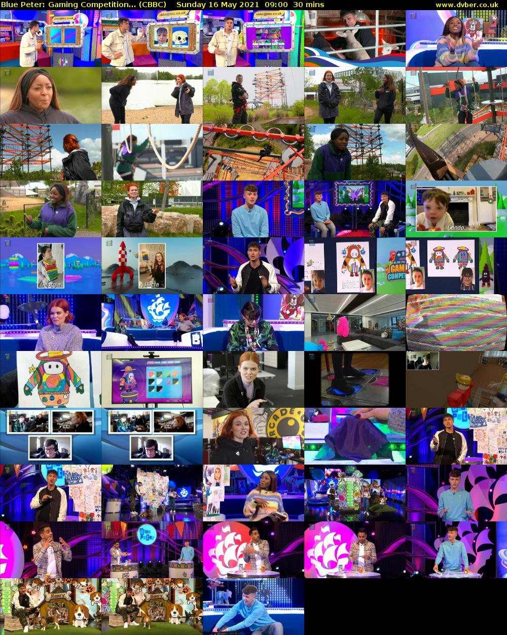 Blue Peter: Gaming Competition... (CBBC) Sunday 16 May 2021 09:00 - 09:30