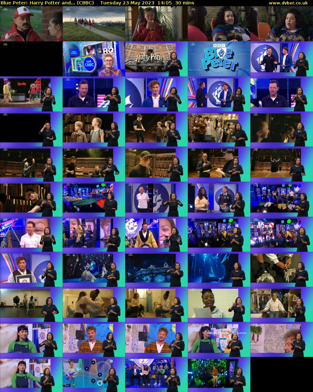 Blue Peter: Harry Potter and... (CBBC) Tuesday 23 May 2023 14:05 - 14:35
