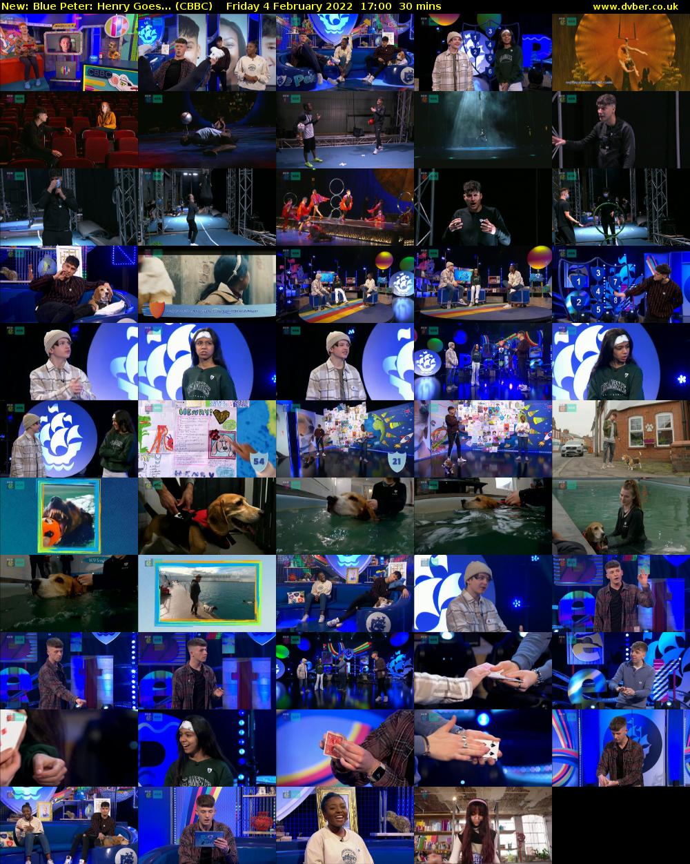 Blue Peter: Henry Goes... (CBBC) Friday 4 February 2022 17:00 - 17:30