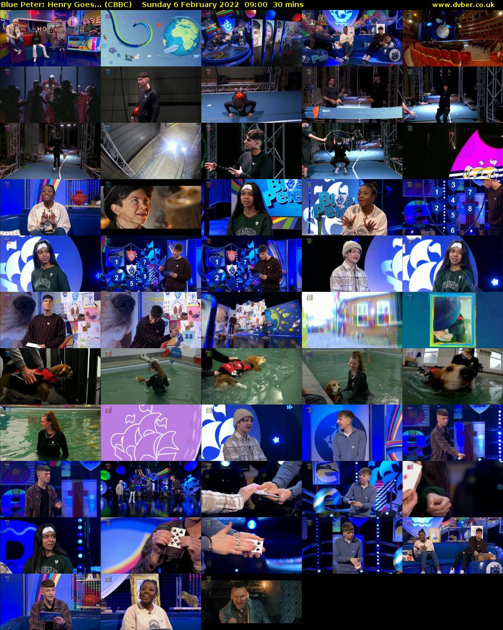 Blue Peter: Henry Goes... (CBBC) Sunday 6 February 2022 09:00 - 09:30