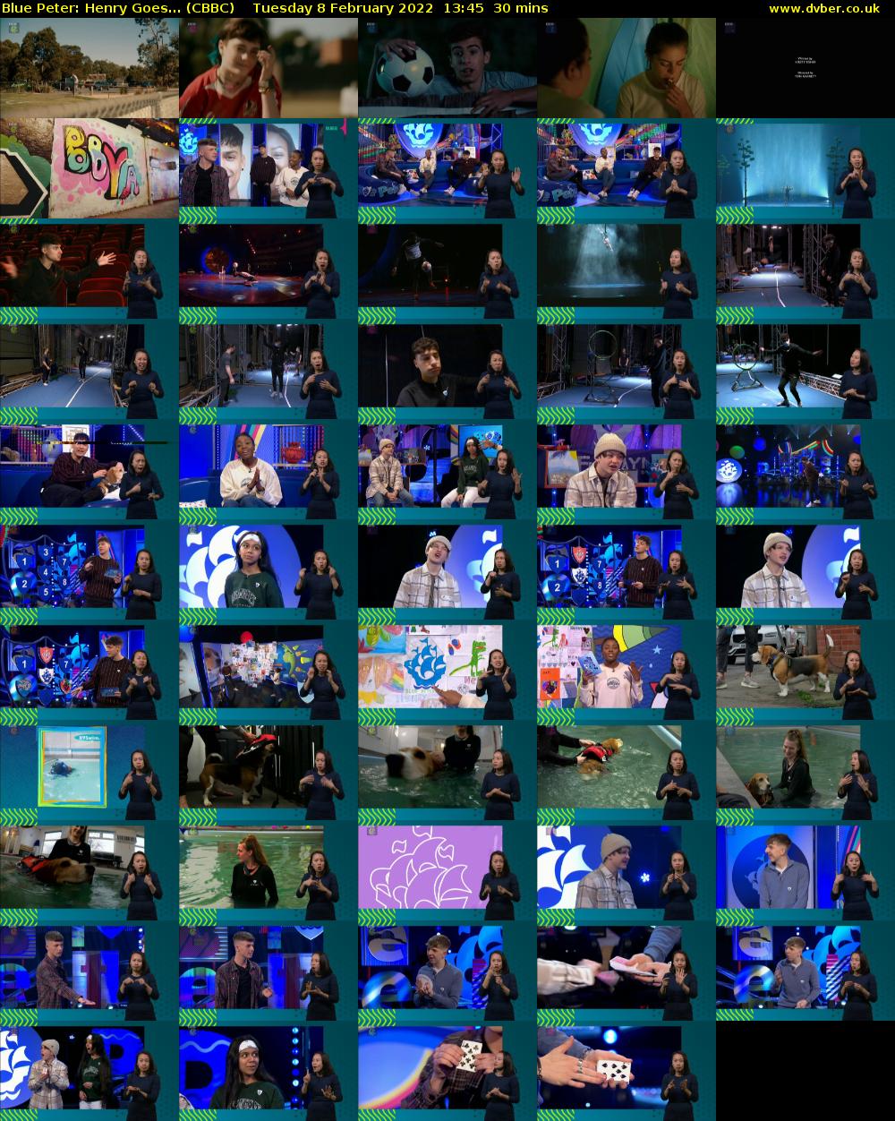 Blue Peter: Henry Goes... (CBBC) Tuesday 8 February 2022 13:45 - 14:15