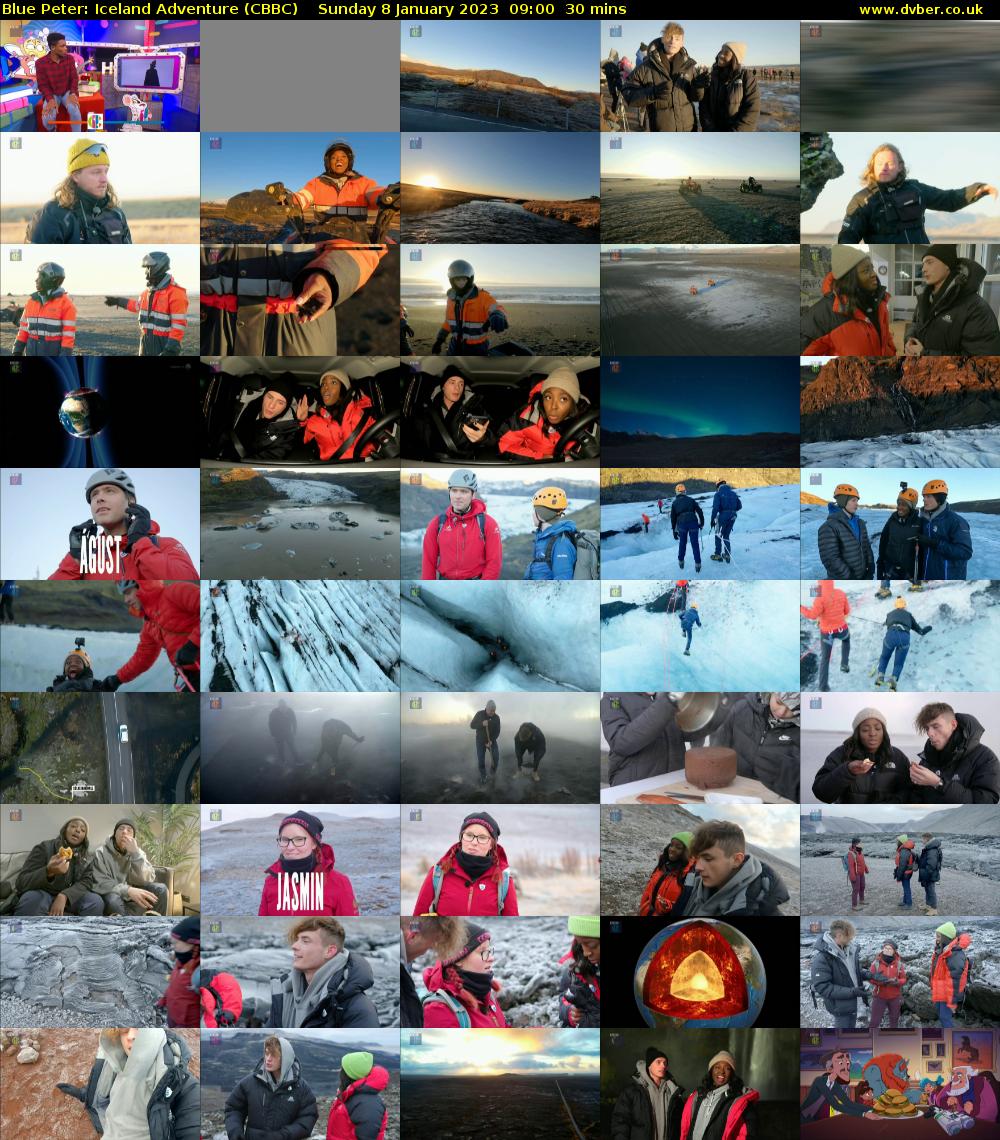 Blue Peter: Iceland Adventure (CBBC) Sunday 8 January 2023 09:00 - 09:30