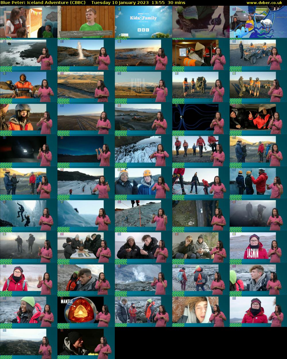 Blue Peter: Iceland Adventure (CBBC) Tuesday 10 January 2023 13:55 - 14:25