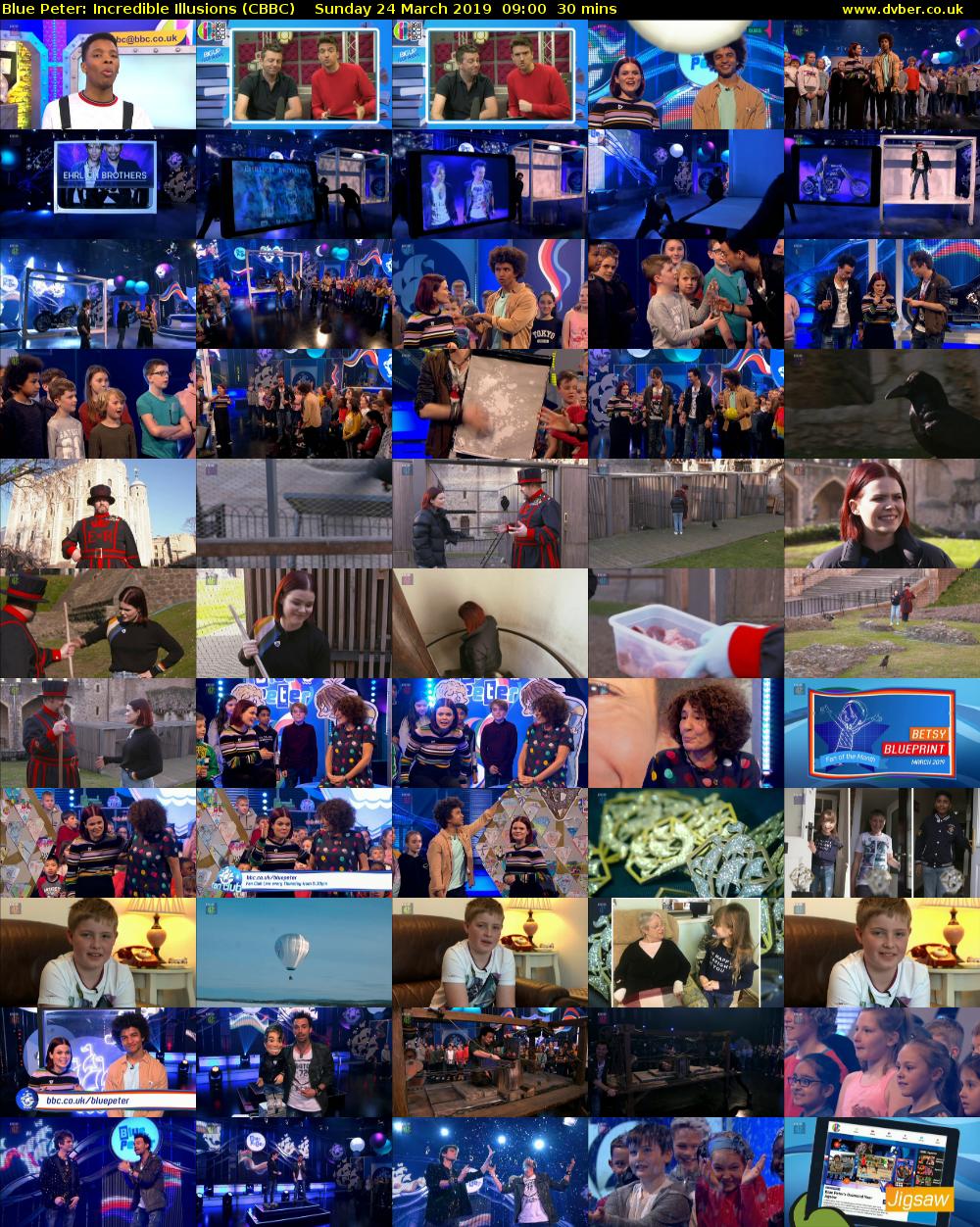 Blue Peter: Incredible Illusions (CBBC) Sunday 24 March 2019 09:00 - 09:30