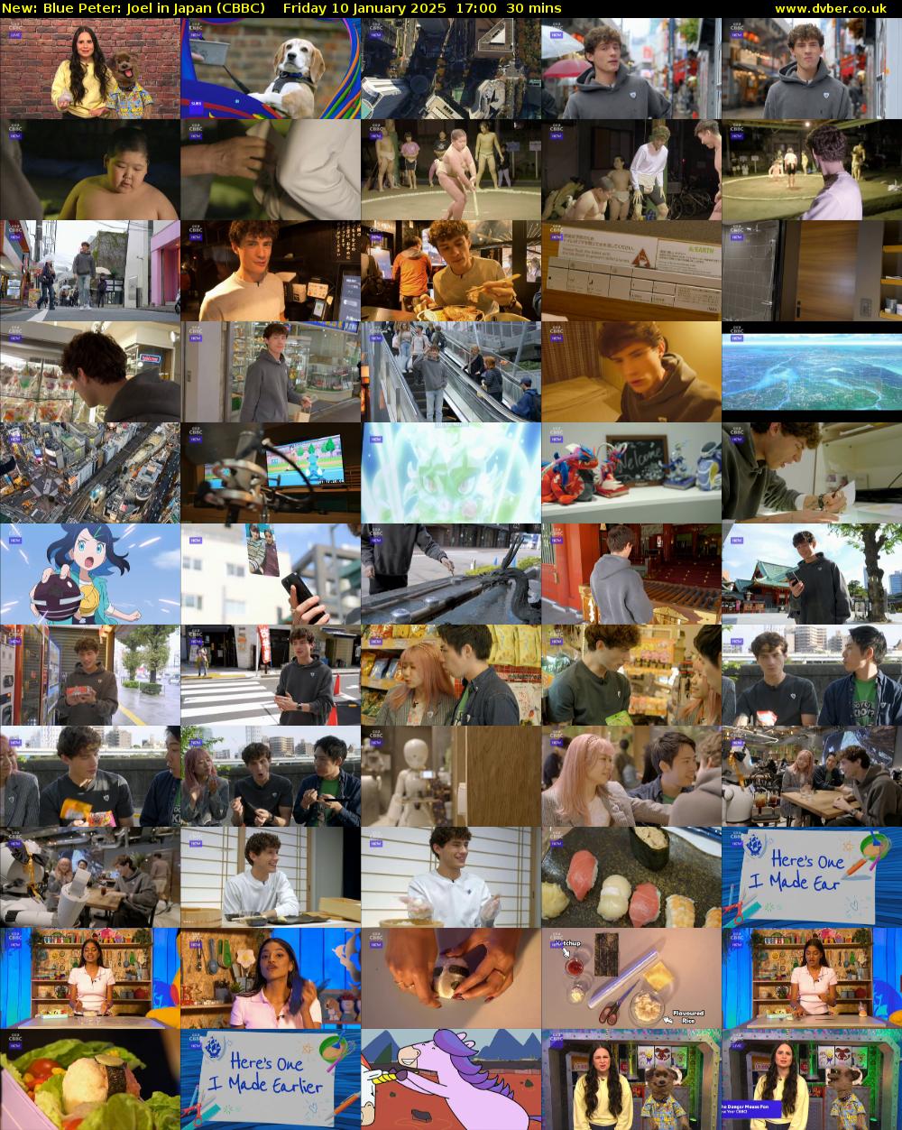 Blue Peter: Joel in Japan (CBBC) Friday 10 January 2025 17:00 - 17:30
