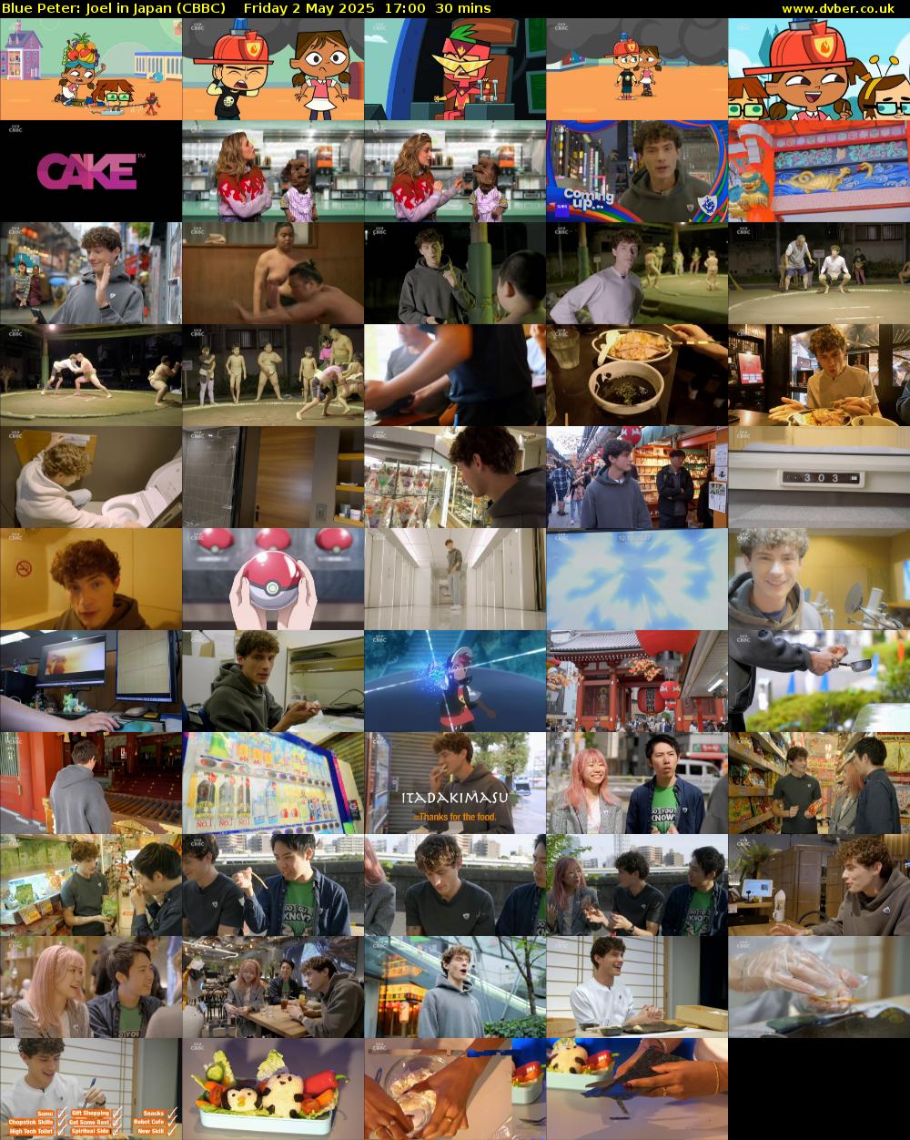 Blue Peter: Joel in Japan (CBBC) Friday 2 May 2025 17:00 - 17:30