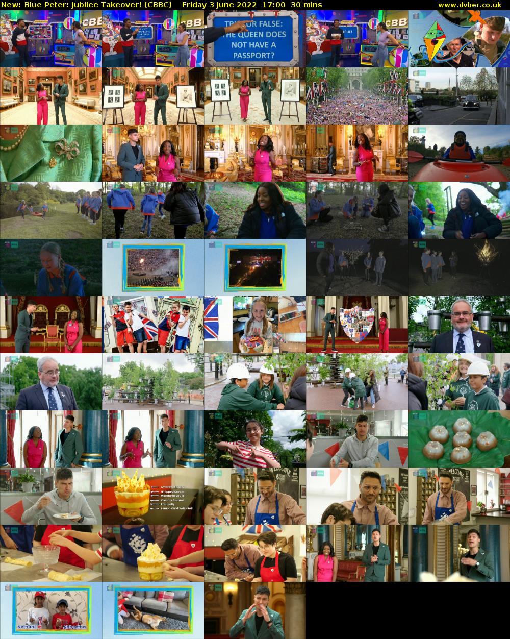 Blue Peter: Jubilee Takeover! (CBBC) Friday 3 June 2022 17:00 - 17:30