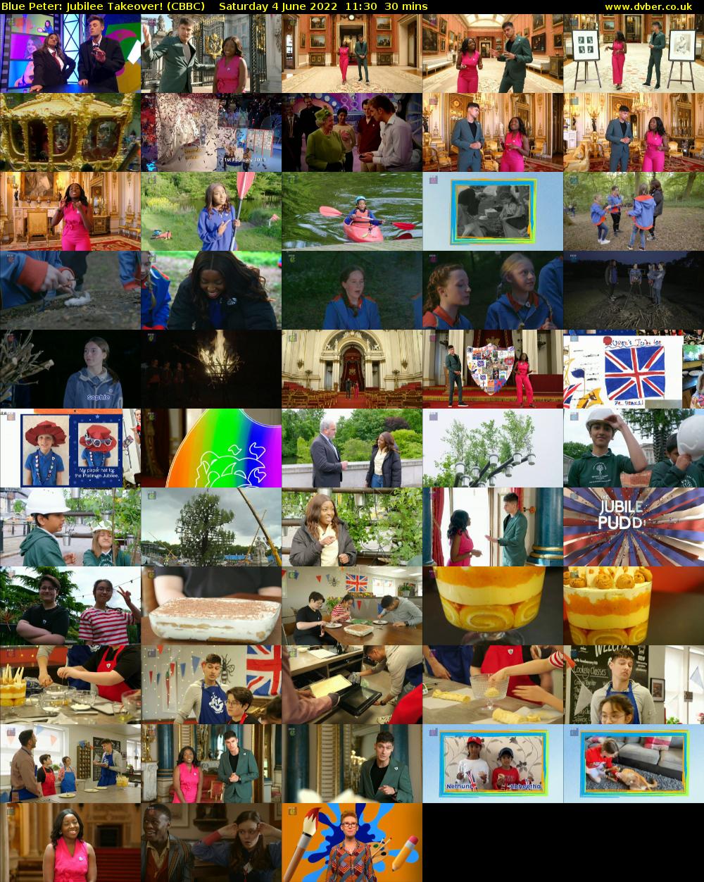 Blue Peter: Jubilee Takeover! (CBBC) Saturday 4 June 2022 11:30 - 12:00