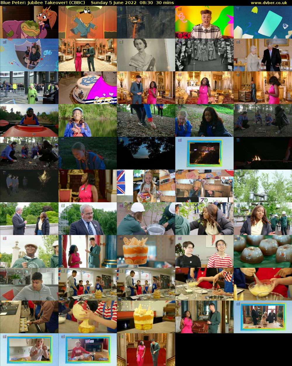 Blue Peter: Jubilee Takeover! (CBBC) Sunday 5 June 2022 08:30 - 09:00