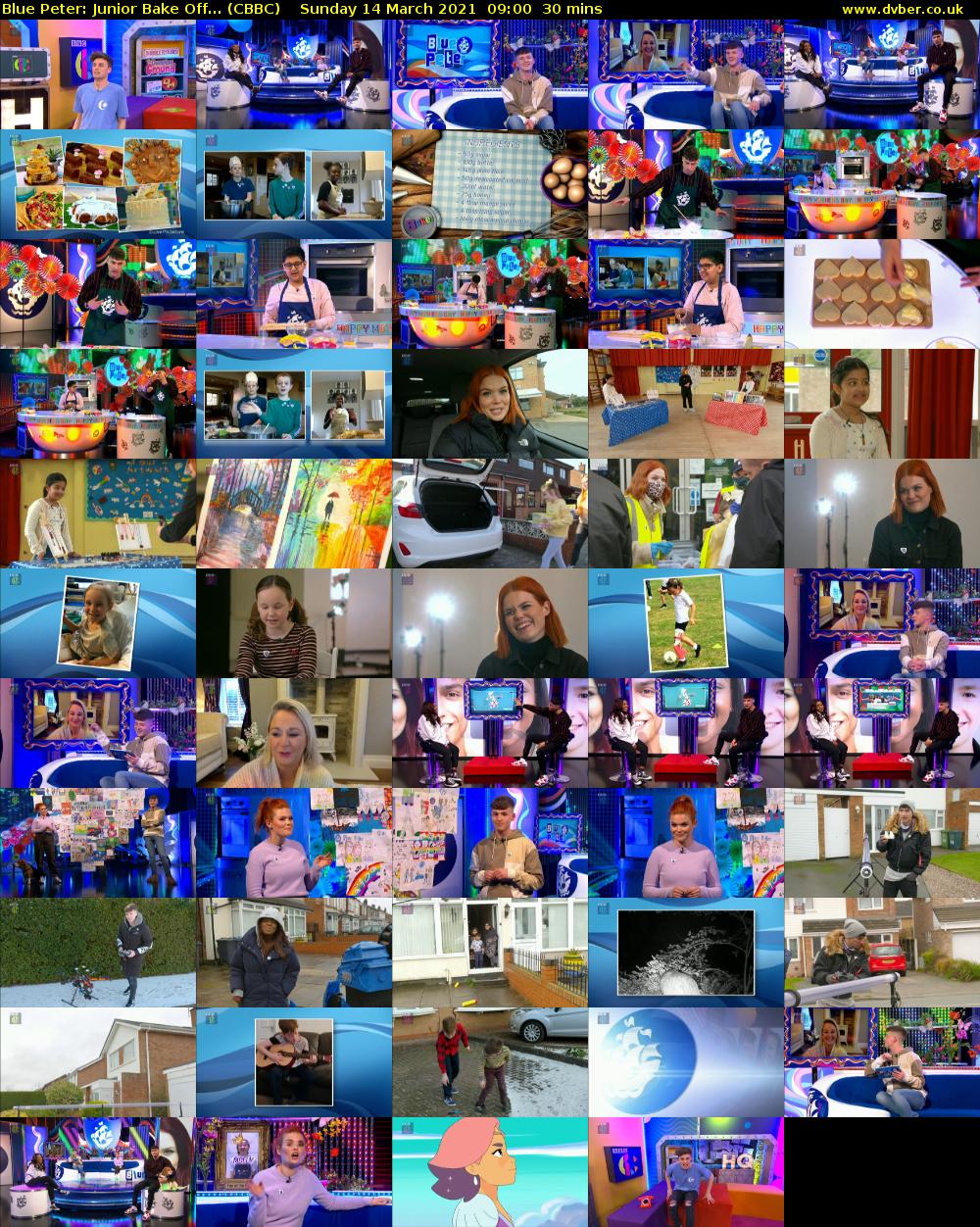 Blue Peter: Junior Bake Off... (CBBC) Sunday 14 March 2021 09:00 - 09:30