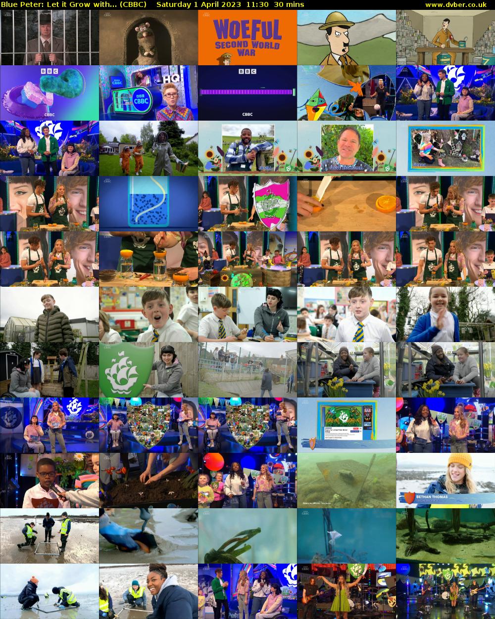 Blue Peter: Let it Grow with... (CBBC) Saturday 1 April 2023 11:30 - 12:00