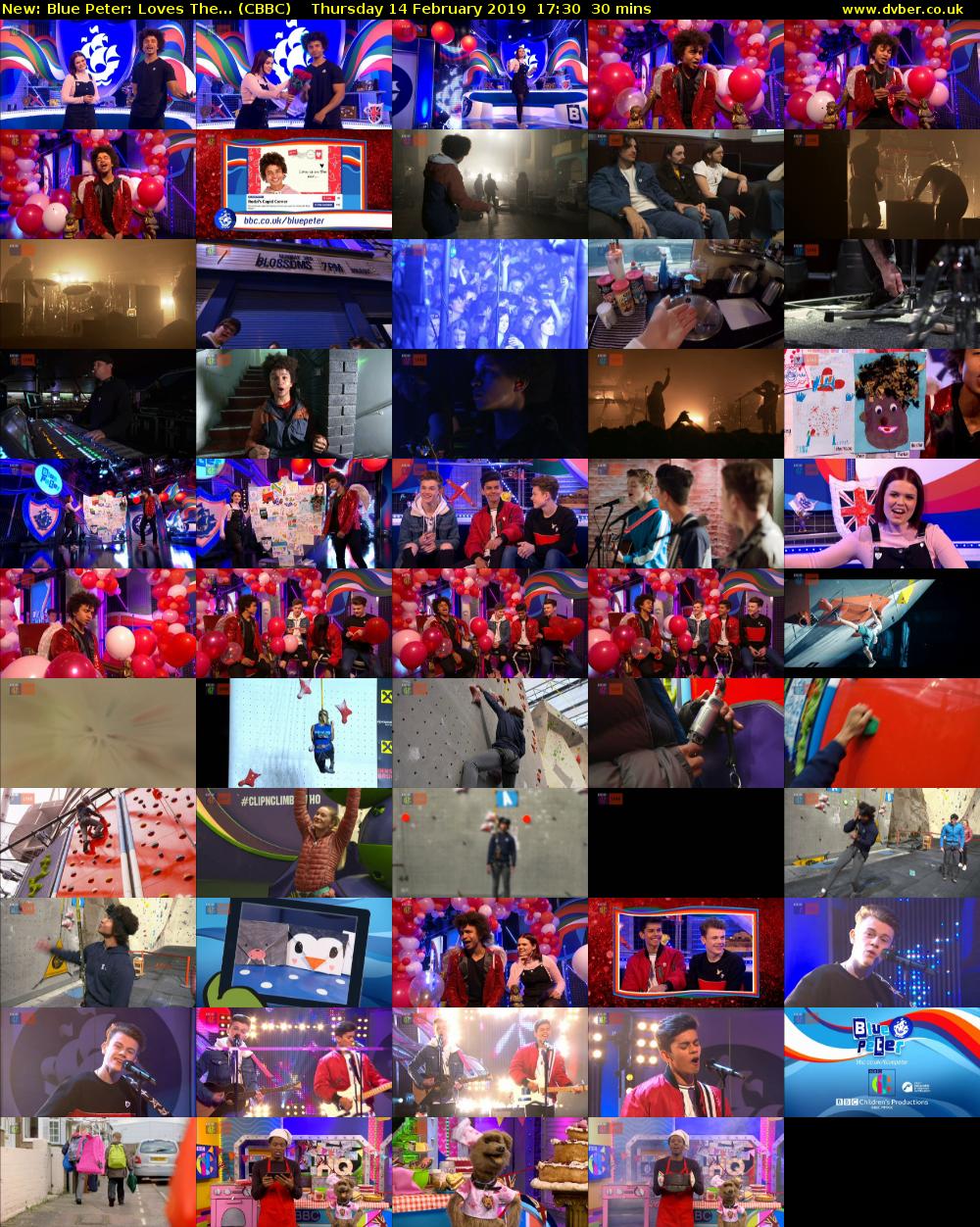 Blue Peter: Loves The... (CBBC) Thursday 14 February 2019 17:30 - 18:00