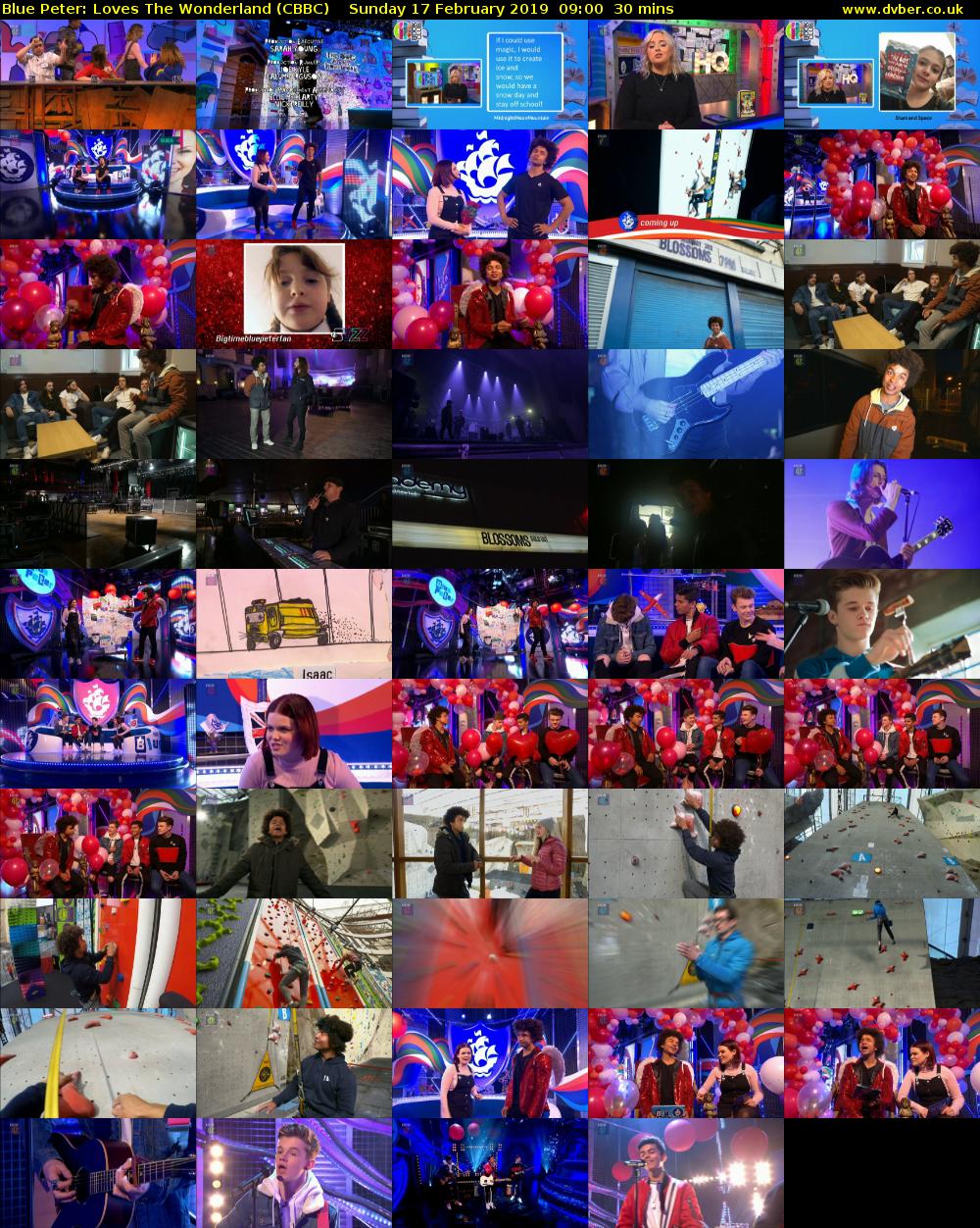 Blue Peter: Loves The Wonderland (CBBC) Sunday 17 February 2019 09:00 - 09:30