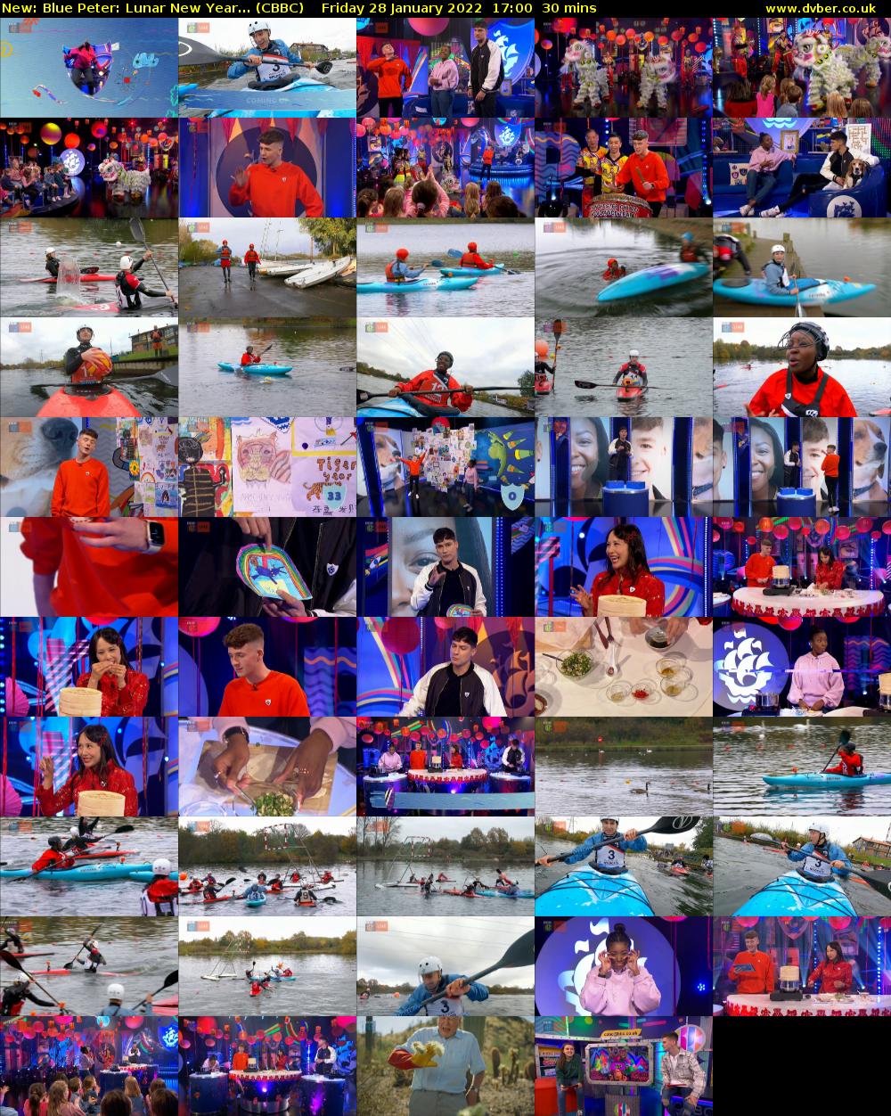 Blue Peter: Lunar New Year... (CBBC) Friday 28 January 2022 17:00 - 17:30