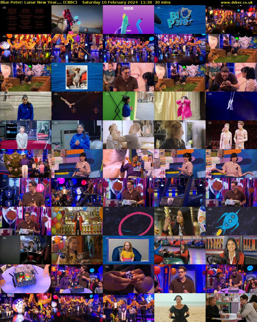 Blue Peter: Lunar New Year,... (CBBC) Saturday 10 February 2024 11:30 - 12:00