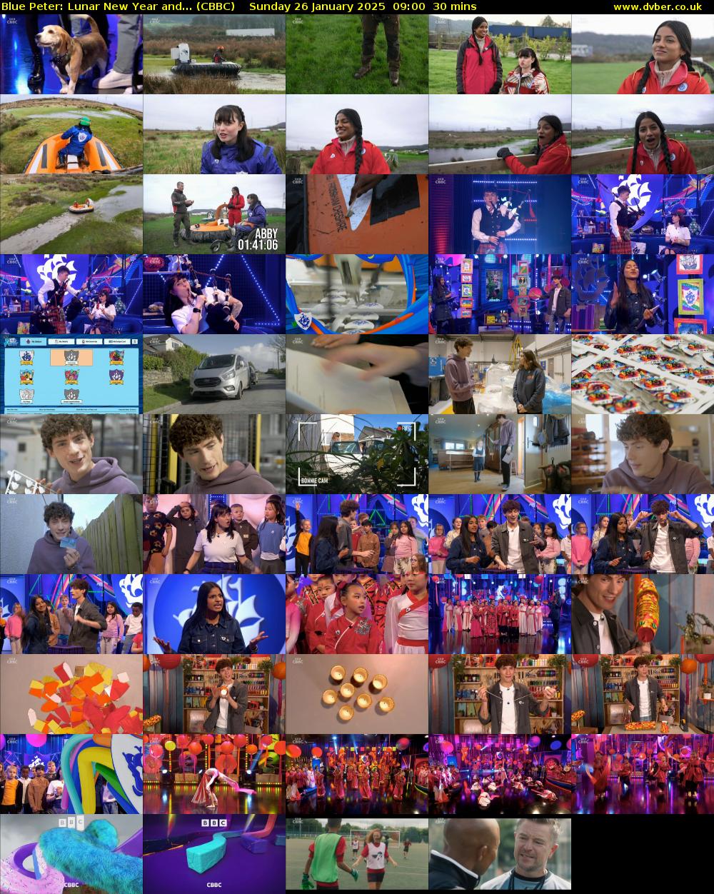 Blue Peter: Lunar New Year and... (CBBC) Sunday 26 January 2025 09:00 - 09:30