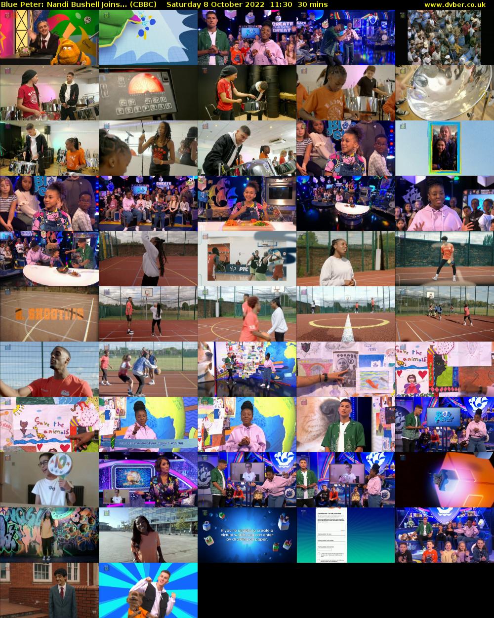 Blue Peter: Nandi Bushell Joins... (CBBC) Saturday 8 October 2022 11:30 - 12:00