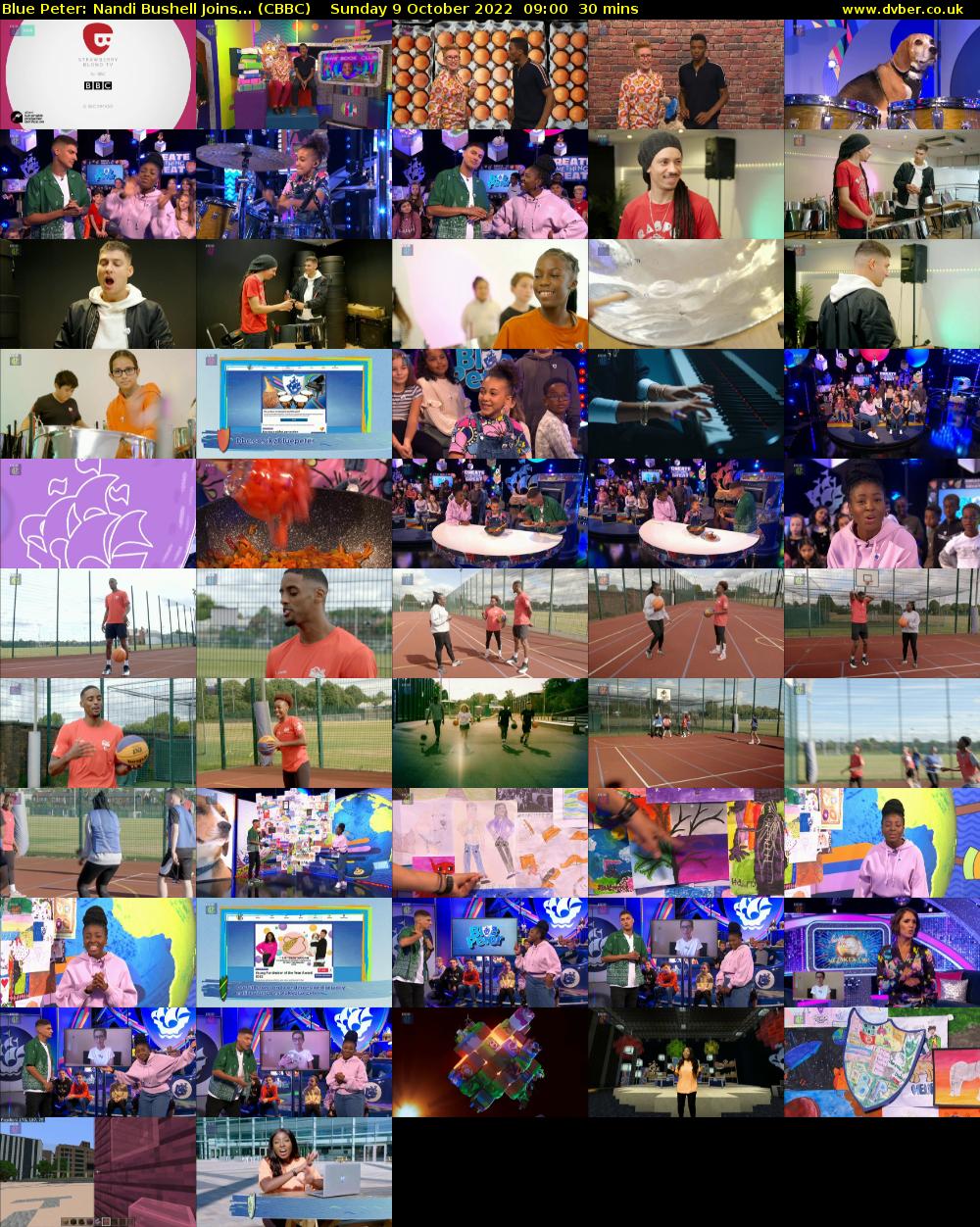 Blue Peter: Nandi Bushell Joins... (CBBC) Sunday 9 October 2022 09:00 - 09:30