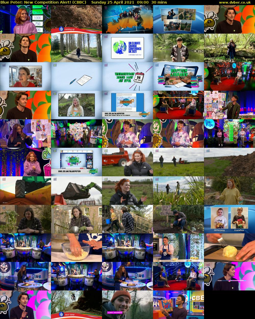 Blue Peter: New Competition Alert! (CBBC) Sunday 25 April 2021 09:00 - 09:30