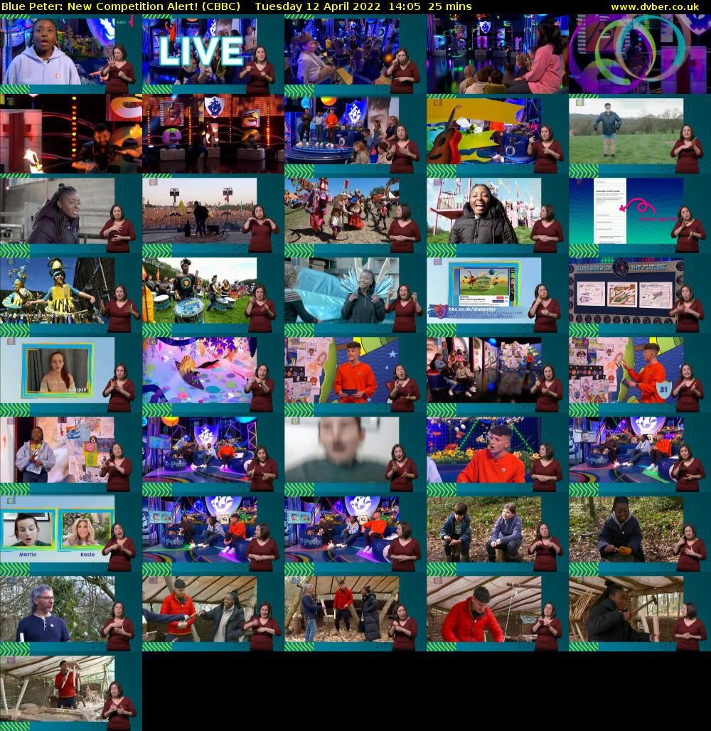 Blue Peter: New Competition Alert! (CBBC) Tuesday 12 April 2022 14:05 - 14:30