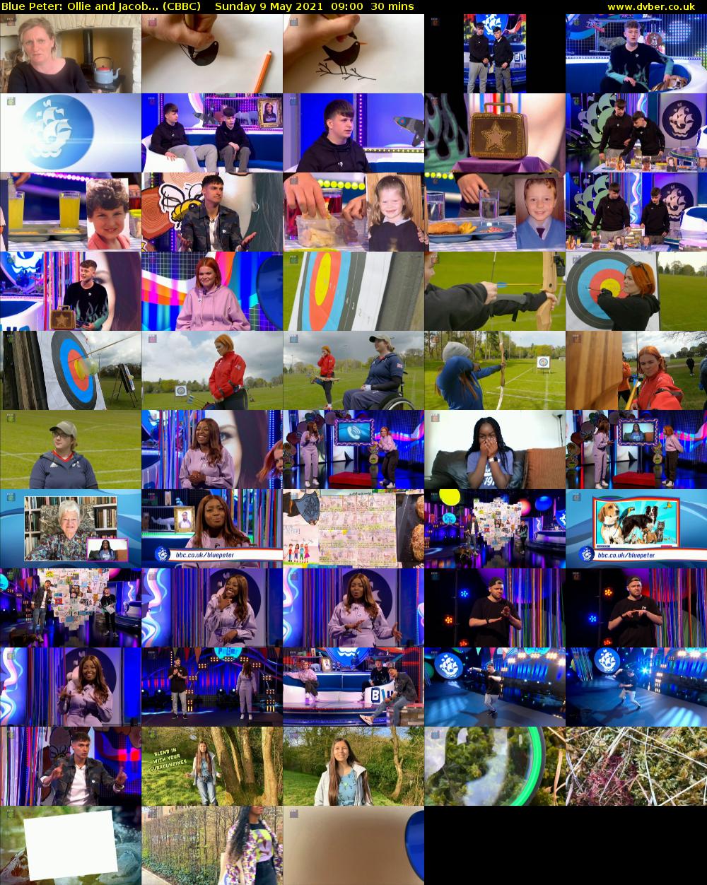 Blue Peter: Ollie and Jacob... (CBBC) Sunday 9 May 2021 09:00 - 09:30