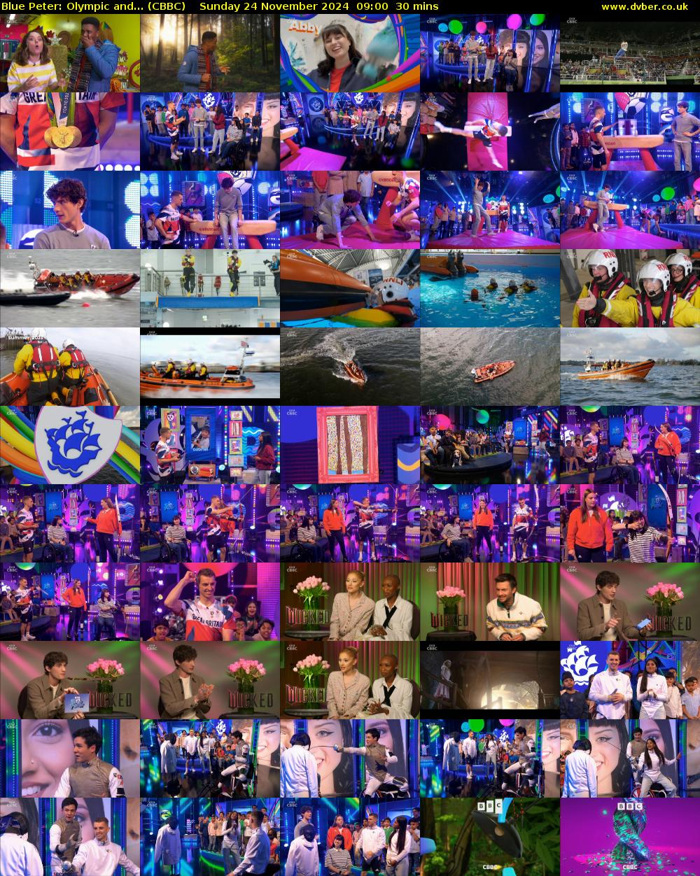 Blue Peter: Olympic and... (CBBC) Sunday 24 November 2024 09:00 - 09:30