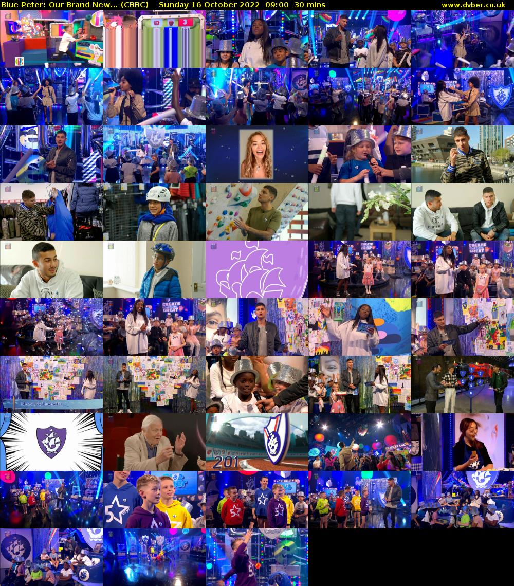 Blue Peter: Our Brand New... (CBBC) Sunday 16 October 2022 09:00 - 09:30