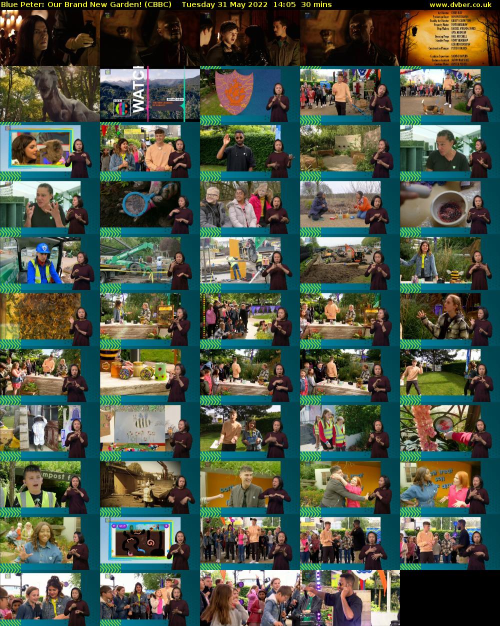 Blue Peter: Our Brand New Garden! (CBBC) Tuesday 31 May 2022 14:05 - 14:35