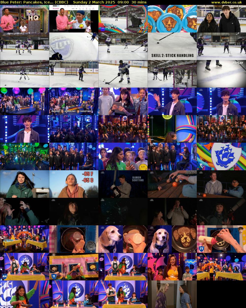 Blue Peter: Pancakes, Ice... (CBBC) Sunday 2 March 2025 09:00 - 09:30