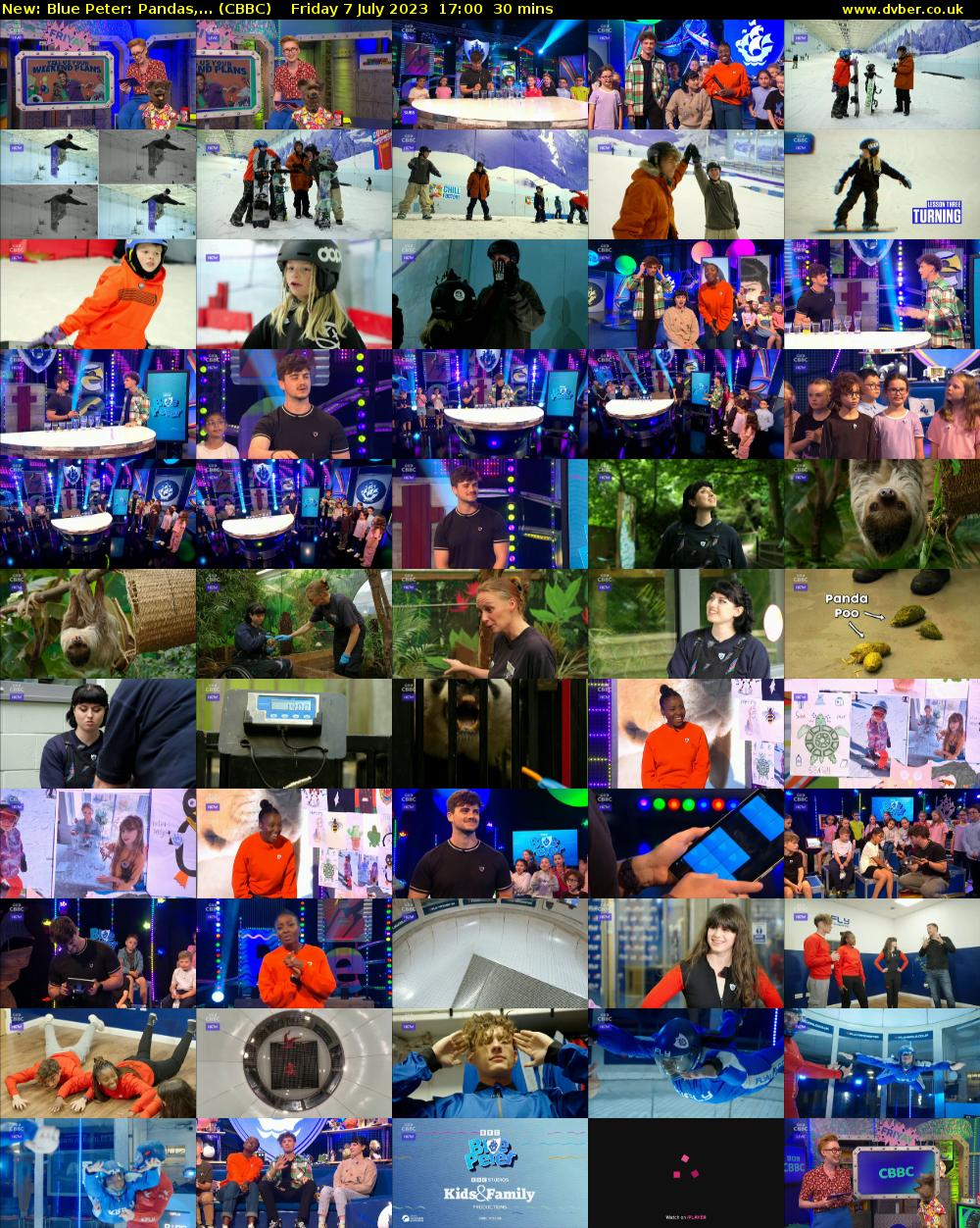 Blue Peter: Pandas,... (CBBC) Friday 7 July 2023 17:00 - 17:30