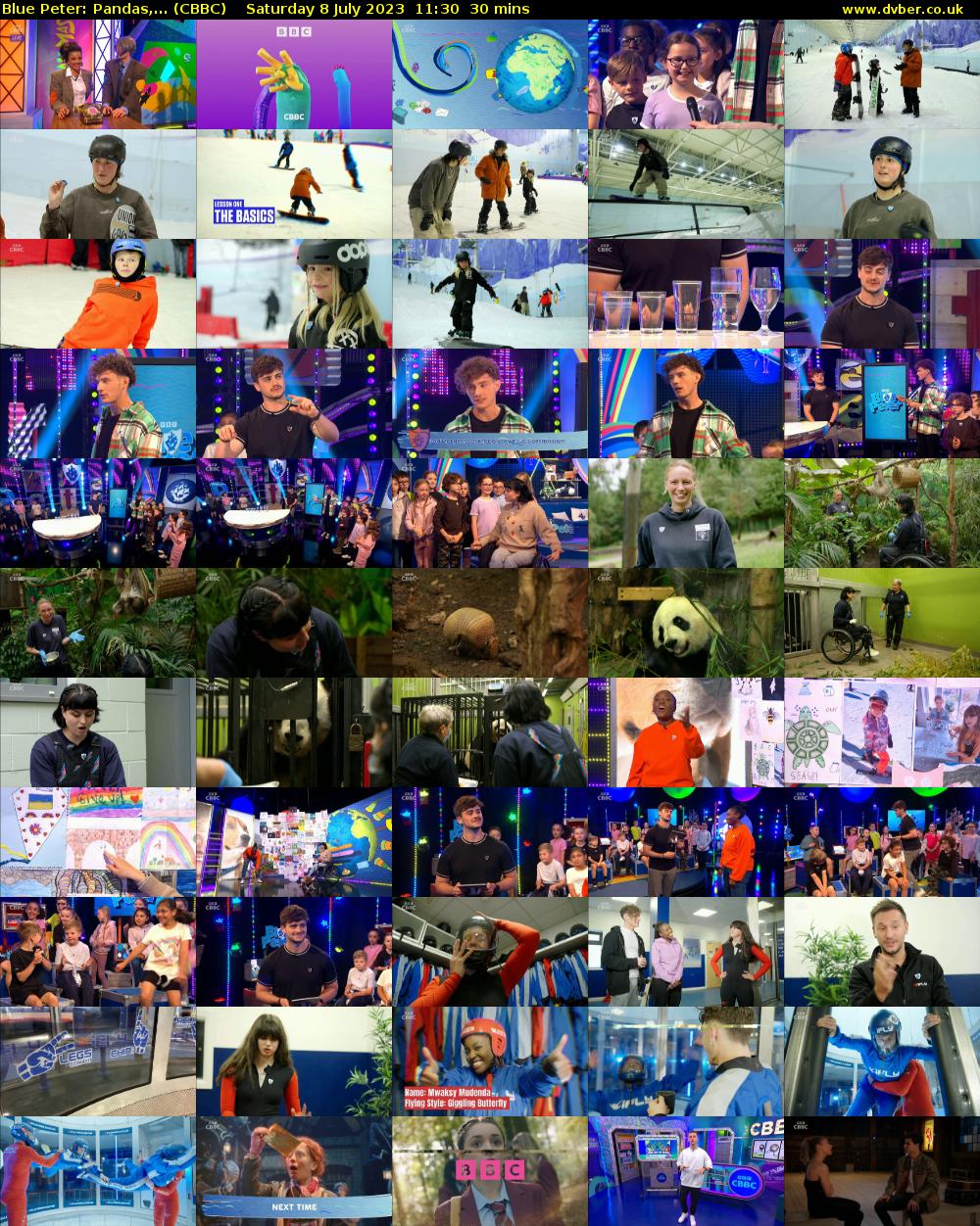 Blue Peter: Pandas,... (CBBC) Saturday 8 July 2023 11:30 - 12:00