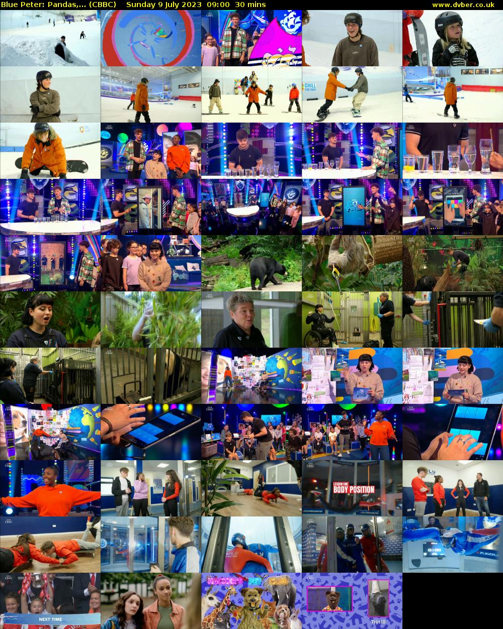Blue Peter: Pandas,... (CBBC) Sunday 9 July 2023 09:00 - 09:30