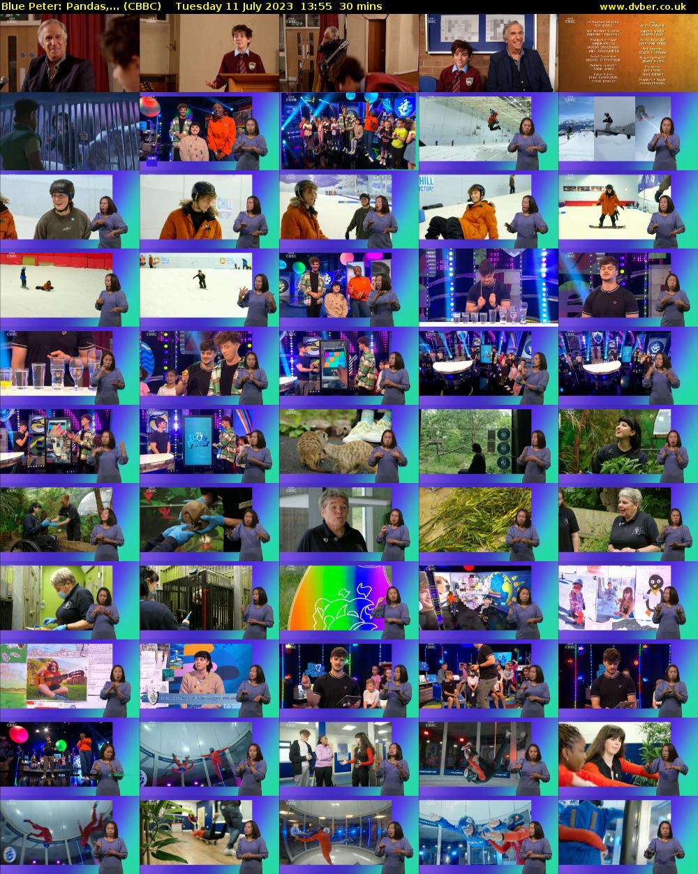 Blue Peter: Pandas,... (CBBC) Tuesday 11 July 2023 13:55 - 14:25