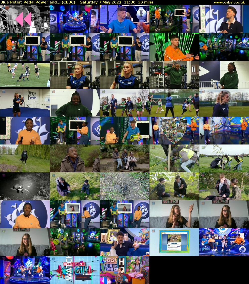 Blue Peter: Pedal Power and... (CBBC) Saturday 7 May 2022 11:30 - 12:00