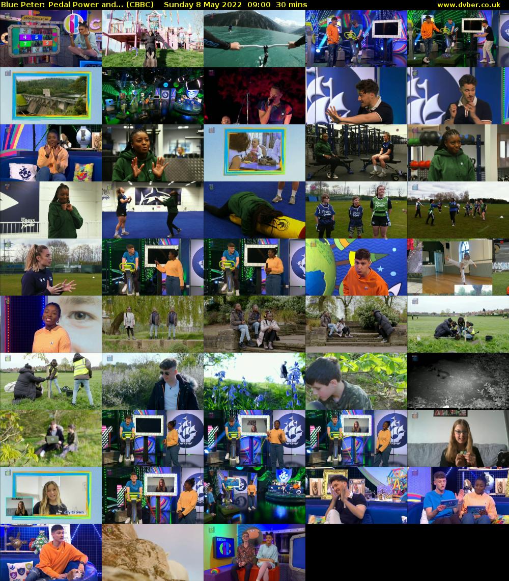 Blue Peter: Pedal Power and... (CBBC) Sunday 8 May 2022 09:00 - 09:30
