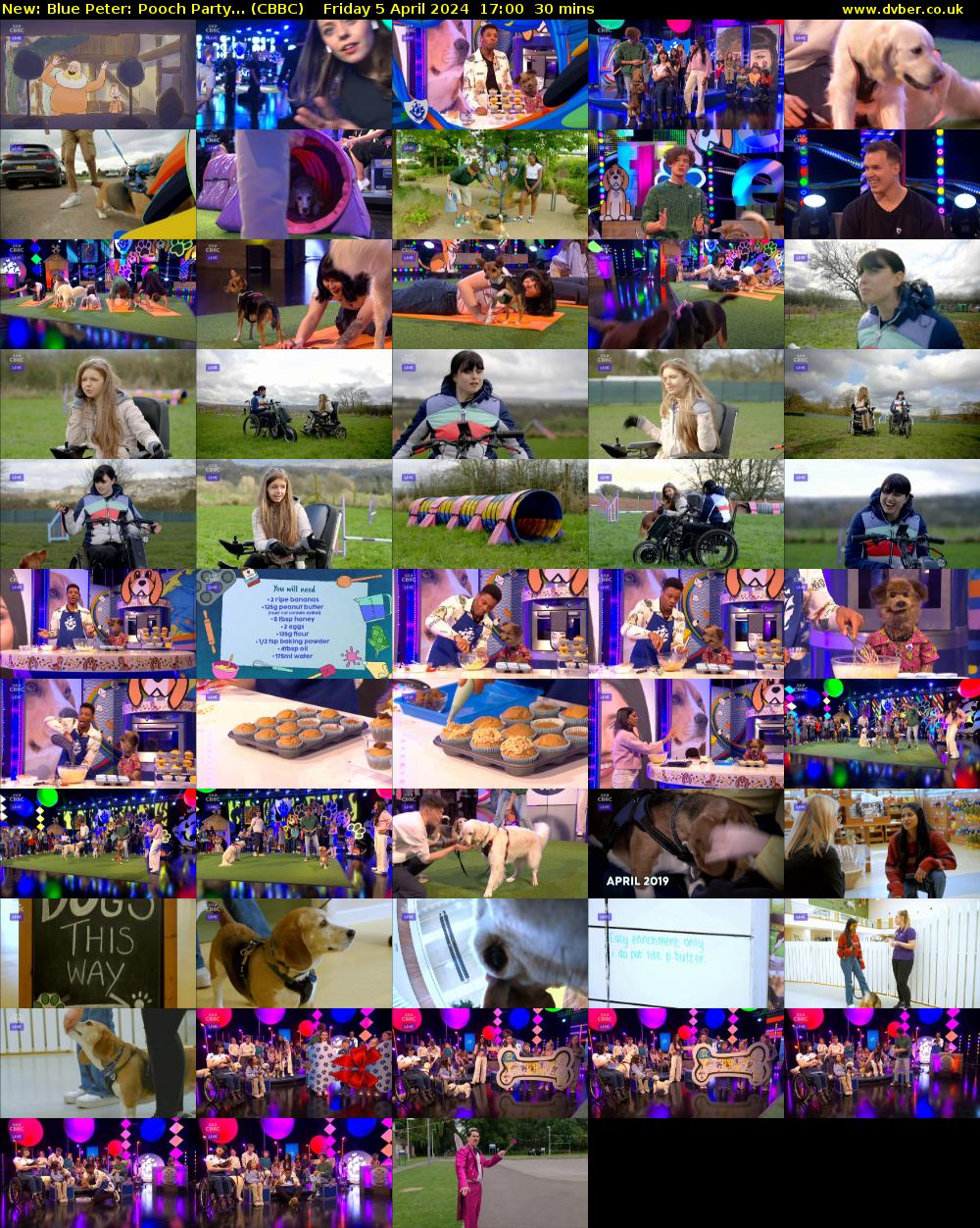 Blue Peter: Pooch Party... (CBBC) Friday 5 April 2024 17:00 - 17:30