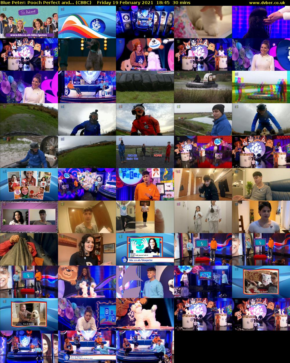 Blue Peter: Pooch Perfect and... (CBBC) Friday 19 February 2021 18:45 - 19:15
