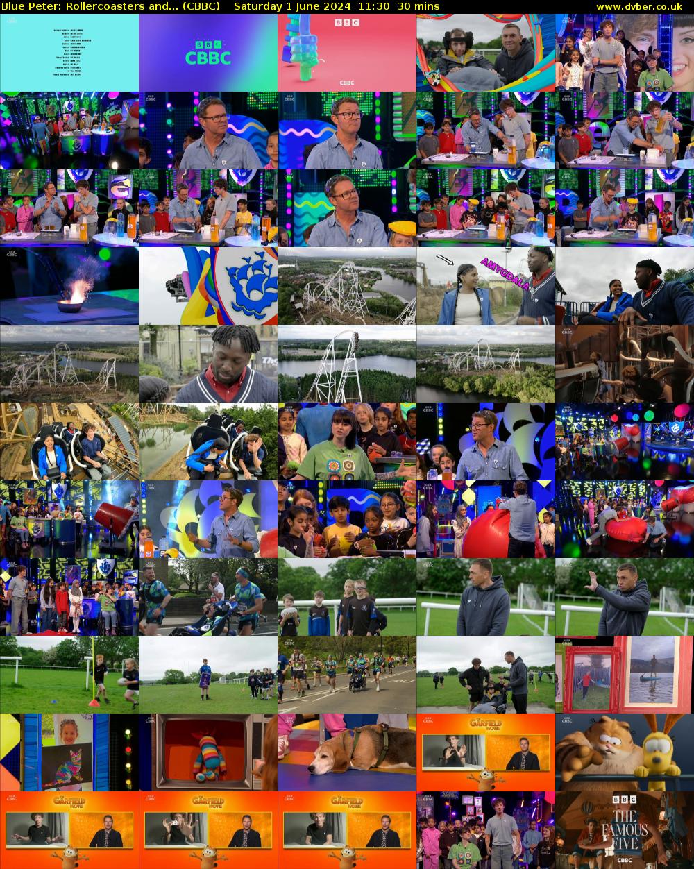 Blue Peter: Rollercoasters and... (CBBC) Saturday 1 June 2024 11:30 - 12:00
