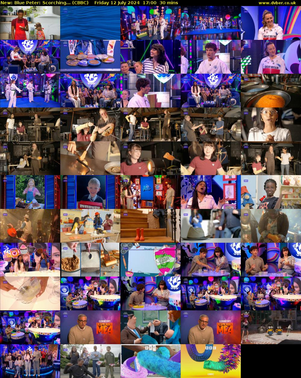 Blue Peter: Scorching... (CBBC) Friday 12 July 2024 17:00 - 17:30