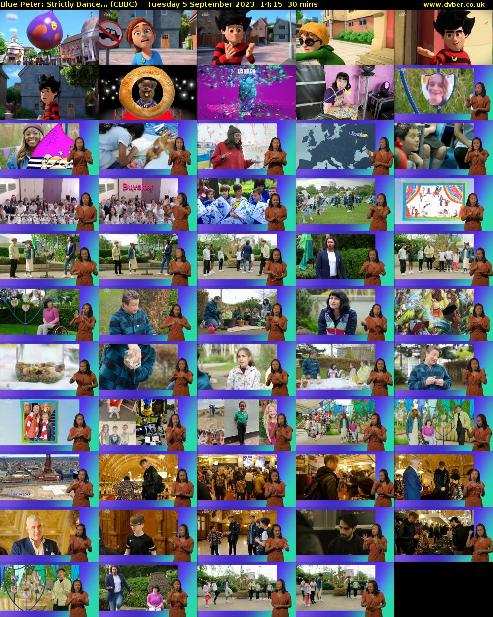 Blue Peter: Strictly Dance... (CBBC) Tuesday 5 September 2023 14:15 - 14:45