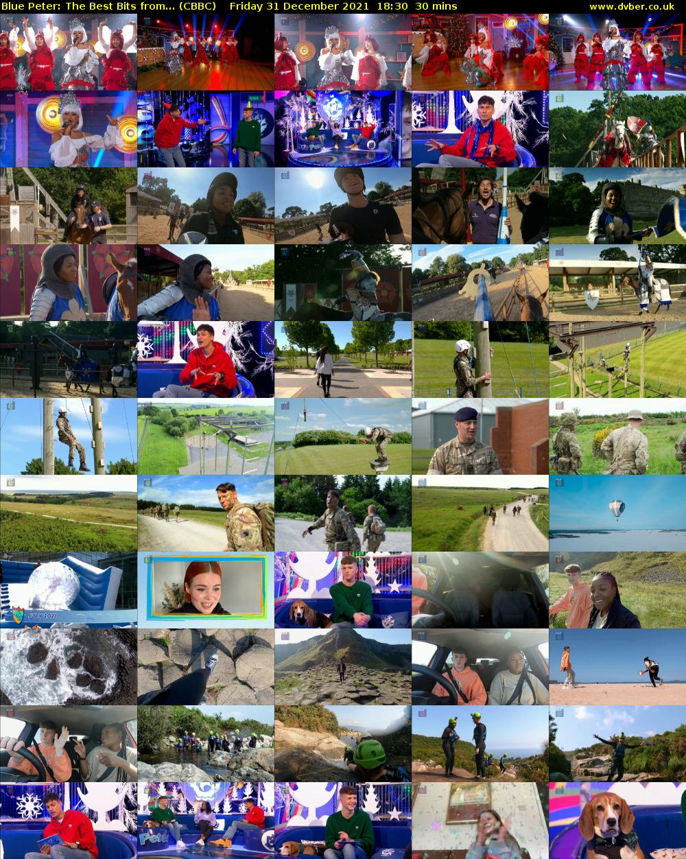 Blue Peter: The Best Bits from... (CBBC) Friday 31 December 2021 18:30 - 19:00