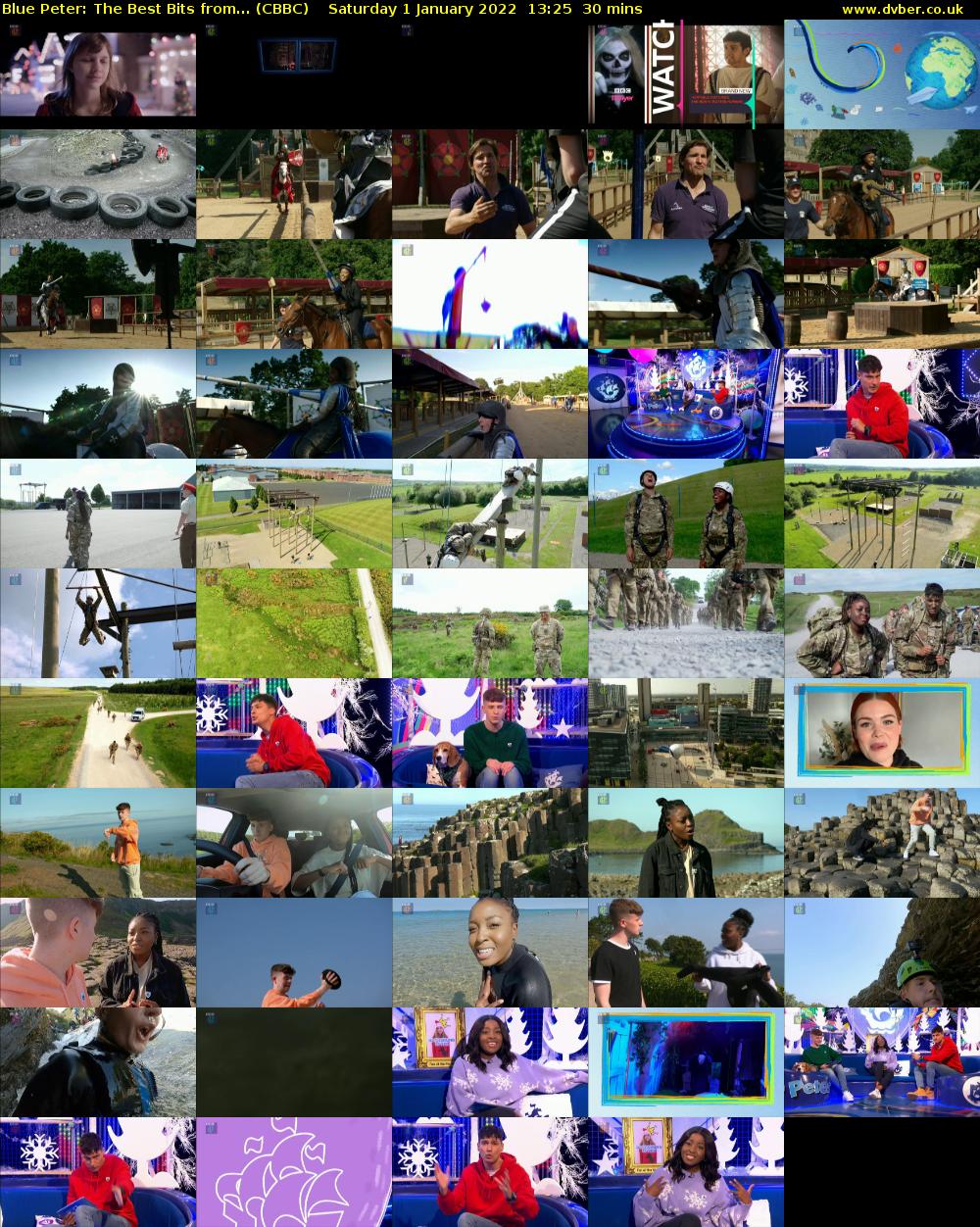 Blue Peter: The Best Bits from... (CBBC) Saturday 1 January 2022 13:25 - 13:55