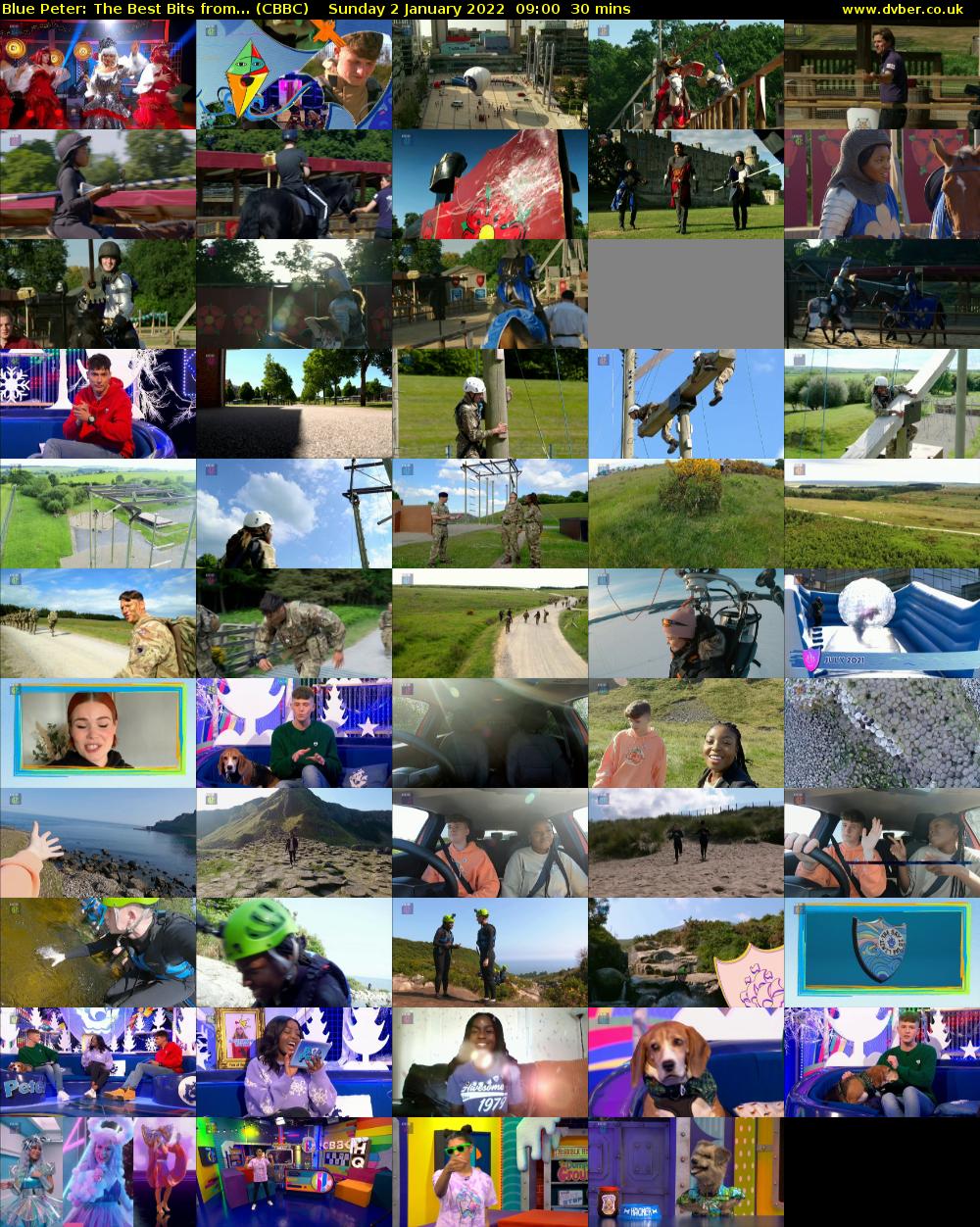 Blue Peter: The Best Bits from... (CBBC) Sunday 2 January 2022 09:00 - 09:30
