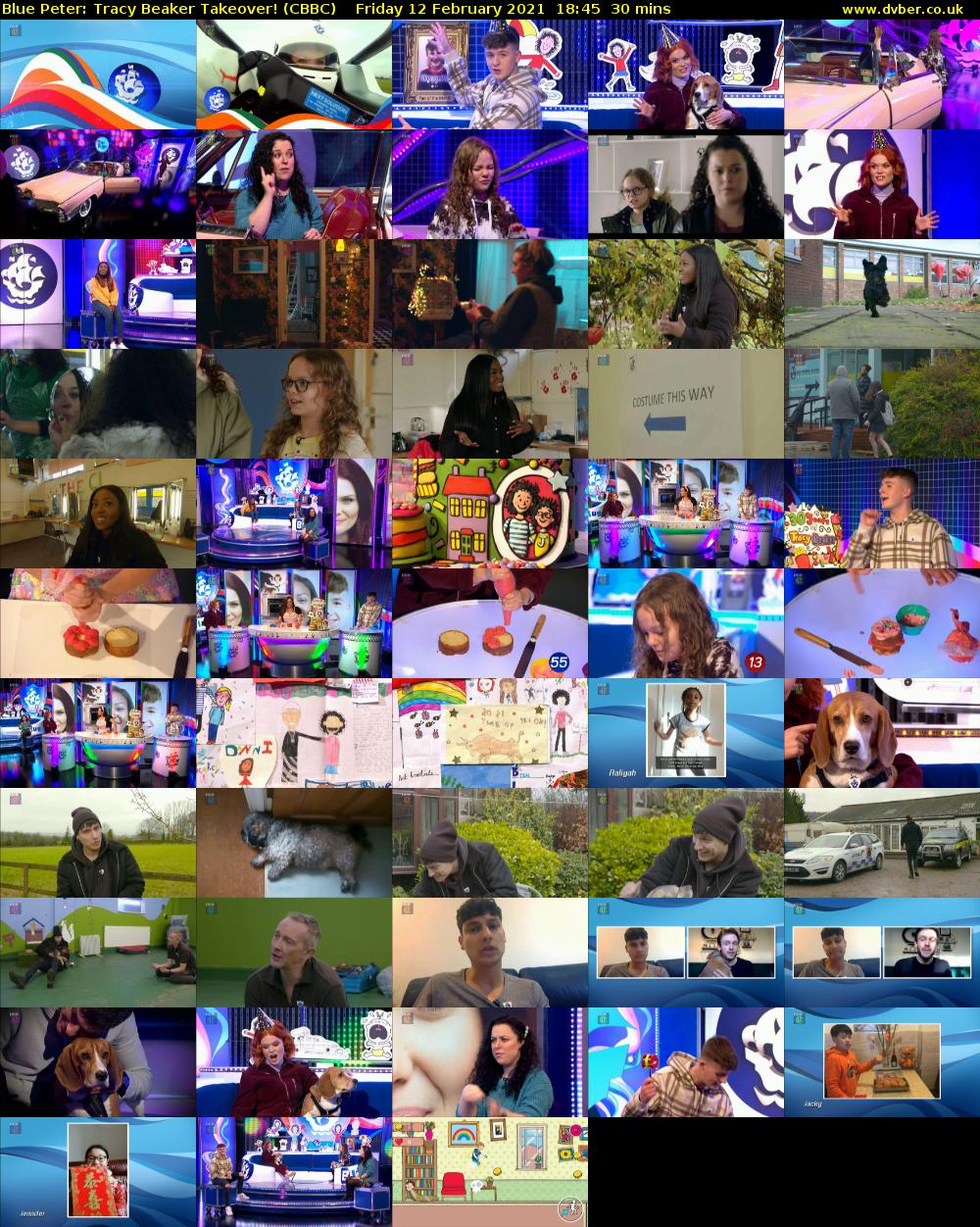 Blue Peter: Tracy Beaker Takeover! (CBBC) Friday 12 February 2021 18:45 - 19:15