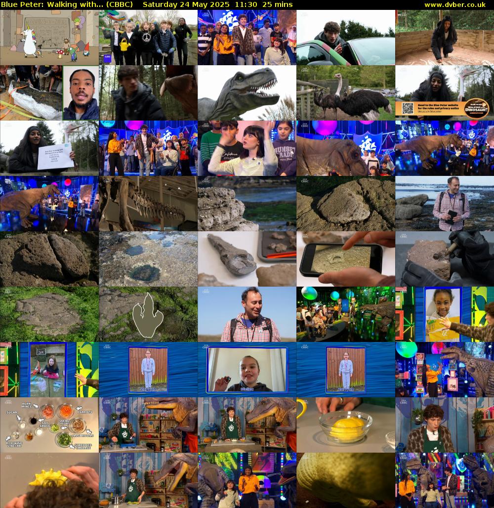 Blue Peter: Walking with... (CBBC) Saturday 24 May 2025 11:30 - 11:55